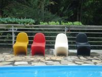 Cadeira Modelo Panton De Fibra Piscina E Jardim comprar usado  Brasil 