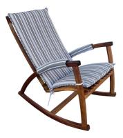 Cadeira De Balanço Madeira Nobre Ripada Belo Design comprar usado  Brasil 