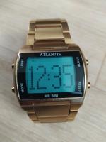 Relógio Atlantis Letreiro Digital G 6484 Com Bateria Extra  comprar usado  Brasil 