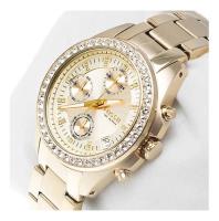 Relógio Feminino Fossil Dourado Com Strass Es2683 Original comprar usado  Brasil 
