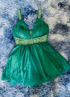 Vestido Curto Verde Esmeralda Com Pedrarias Tam G - Usado  comprar usado  Brasil 
