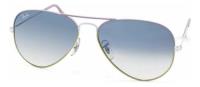 Oculos De Sol Original Rayban Aviador Branco Rb3025 comprar usado  Brasil 