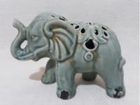 Elefante Porcelana Vintage Turquesa comprar usado  Brasil 