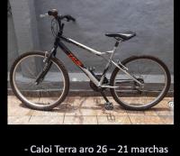 Bicicleta Bike Caloi Terra Aro 26 21 Marchas comprar usado  Brasil 