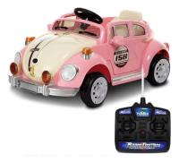 Usado, Carro Eletrico Bateria Crianças Infantil Beetle Rosa Usado comprar usado  Brasil 