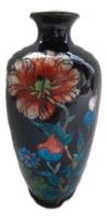 B. Antigo - Vaso Em Cloisonne Oriental Decorado Com Flores, usado comprar usado  Brasil 