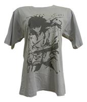 Camiseta De Algodão Cinza Claro Estampa De Anime Savane comprar usado  Brasil 