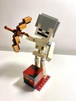 Lego Minecraft Grande Esqueleto Com O Cubo Magma 21150 142pç comprar usado  Brasil 