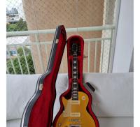 Guitarra Gibson Les Paul Standard Gold Top Canhoto P90+ Case, usado comprar usado  Brasil 
