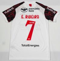 Camisa Jogo Flamengo 2021 Branca E. Ribeiro 7 2 Milhões Brb comprar usado  Brasil 