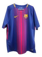Camisa Barcelona 2016 #11 Neymar Manga Curta Padrão Azul Lin comprar usado  Brasil 