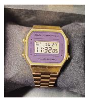Relógio Casio Feminino Digital Dourado - 3298 A168we comprar usado  Brasil 