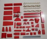 Lego Original Lote C/ 50 Peças Antigas Maioria Vermelhas, usado comprar usado  Brasil 