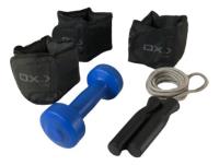Kit Treino Fitness 3 Caneleiras 1,5kg + Halter 1kg + Corda  comprar usado  Brasil 