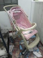 Usado, Carrinho De Bebê Rosa Com Bebê Conforto Burigotto  comprar usado  Brasil 