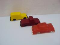 Kit 3 Carros Miniatura Toddy Vermelho Amarelo  Marrom 6cmr comprar usado  Brasil 