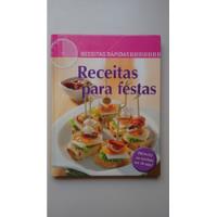 Livro Receitas Para Festas Salgados Sobremesa S183 comprar usado  Brasil 