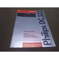 Manual Rádio Philips Dc 522 Auto Estéreo Cassette Receiver comprar usado  Brasil 