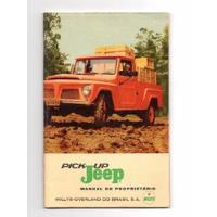 Usado, Manual Do Proprietario Pick Up Jeep F75 - 1963 comprar usado  Brasil 