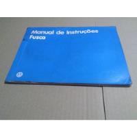 Manual Proprietário Vw Fusca Ano 85 1985 86 1986 Original - comprar usado  Brasil 