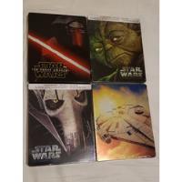 Coleção Steelbook Blu Ray Star Wars 4 Filmes Dublado 7 Disco comprar usado  Brasil 