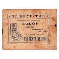 22 Receitas De Bolo - Fermento Bhering - Anos 40 comprar usado  Brasil 