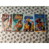 Vhs Mulan + Tarzan + Peter Pan + A Nova Onda Do Imperador comprar usado  Brasil 