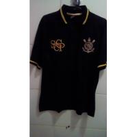Camisa Polo Sport Club Corinthians Paulista Símbolo Dourado comprar usado  Brasil 