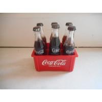 Coca Cola - Mini Garrafas De Vidro E Engradado - Anos 80 #1 comprar usado  Brasil 