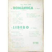 Usado, Partitura Festival San Remo 1960 Romântica + Libero  comprar usado  Brasil 