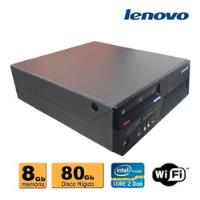 Cpu Desktop Lenovo E8200 2.6 8gb Ddr3 Hd 80gb Dvd Wifi comprar usado  Brasil 
