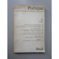 Poétique - Revue De Théorie Et D´analyse Littéraires comprar usado  Brasil 