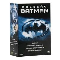 Coleção Batman - Box Com 4 Dvds -tim Burton - Jack Nicholson comprar usado  Brasil 