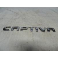Emblema / Decalque Tampa Traseira Chevrolet Captiva 2012 comprar usado  Brasil 