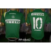 Camisa Palmeiras Diadora Titular Pirelli 2005 Verde #10 comprar usado  Brasil 