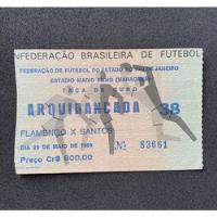 Raro Ingresso Futebol Final Brasileiro 1983 Flamengo Campeão comprar usado  Brasil 