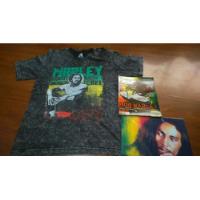 Kit Bob Marley Camiseta Usada ,+ Foto 20/28cm E Revista  comprar usado  Brasil 
