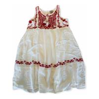 Vestido Infantil Florido Branco - Tam 14 comprar usado  Brasil 