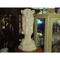 Estatua Em Vaso De Porcelana Silhueta De Mulher Antigo comprar usado  Brasil 