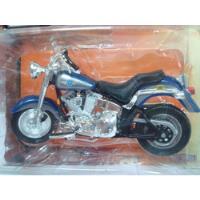 Miniatura Harley  Flstf Fat Boy 1998 1/18 Maisto #1j112 comprar usado  Brasil 