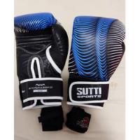 Luva Muay Thai Sutti Standard Treinamento Azul 8oz Infantil comprar usado  Brasil 