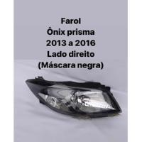 Farol Onix Prisma Mascara Negra Ld 2013 2014 2015 16  comprar usado  Brasil 