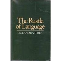 Livro The Rustle Of Language Roland Barthes comprar usado  Brasil 