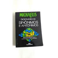 Livro Dicionario De Sinonimos E Antonimos Michaelis E835, usado comprar usado  Brasil 