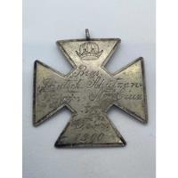 Medalha Cruz De Prata Tiro. 2º Lugar Santa Cruz Do Sul 1900, usado comprar usado  Brasil 
