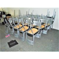 Usado, Cadeira Fixa Com Almofada De Metal Para Bar Refeitório Usada comprar usado  Brasil 