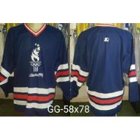 Camisa Atlanta Hockey Jogos Olimpicos 1996 Azul  comprar usado  Brasil 