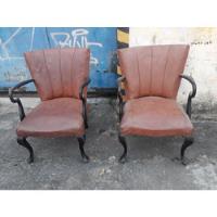 Antigo Par Poltronas Cadeiras Braços Queen Anne Molas Dec 40 comprar usado  Brasil 