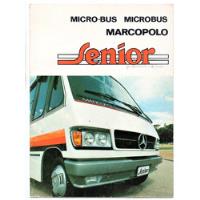 Folder Propaganda Micro Onibus Marcopolo Senior comprar usado  Brasil 