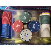 Jogo De Poker Profissional Lata Com 100 Fichas E Dealer comprar usado  Brasil 